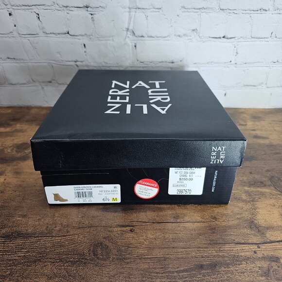 NWT Dara Golden Caramel Suede Ladies Boot - 6.5 - Picture 9 of 9